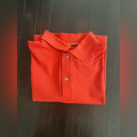 Paul Smith Vibrant Red orange Polo Shirt size XL - Picture 1 of 8